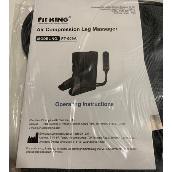 FIT KING Air Leg compression massager - Picture 3 of 6